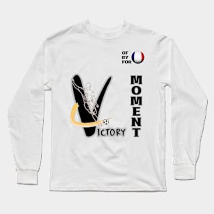 Dynamic France Football Player Pose V2-5 Long Sleeve T-Shirt